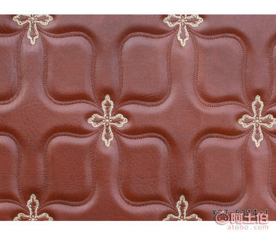 顺德区龙江镇明夏皮革商行 以丰凡X衣柜移门刺绣软包皮革绣花皮革为核心，打造整体家居定制与软装艺术